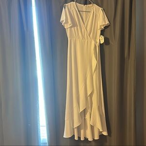 Elegant White Maxi Dress